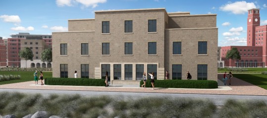 Artist's impression of The College, Swansea University 