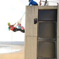 Charity abseil