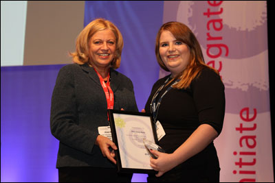 Audiology award success for Swansea student Ffion