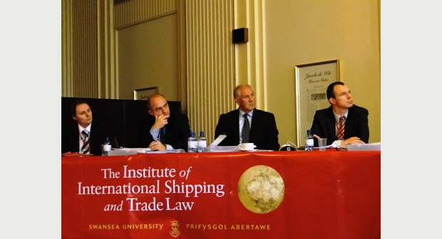 From left to right:  Dr Richard Caddell (IISTL, Swansea University, UK), Profess