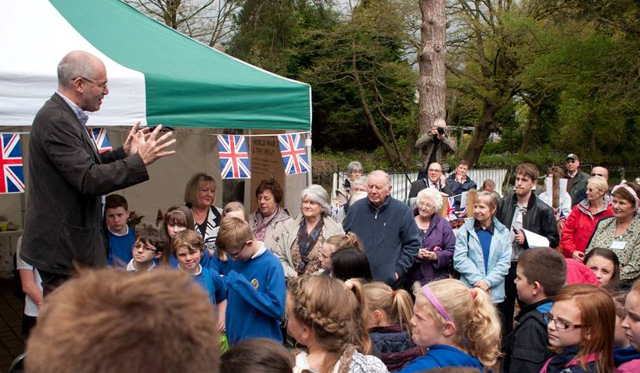 Huw Bowen at Old Clydach event