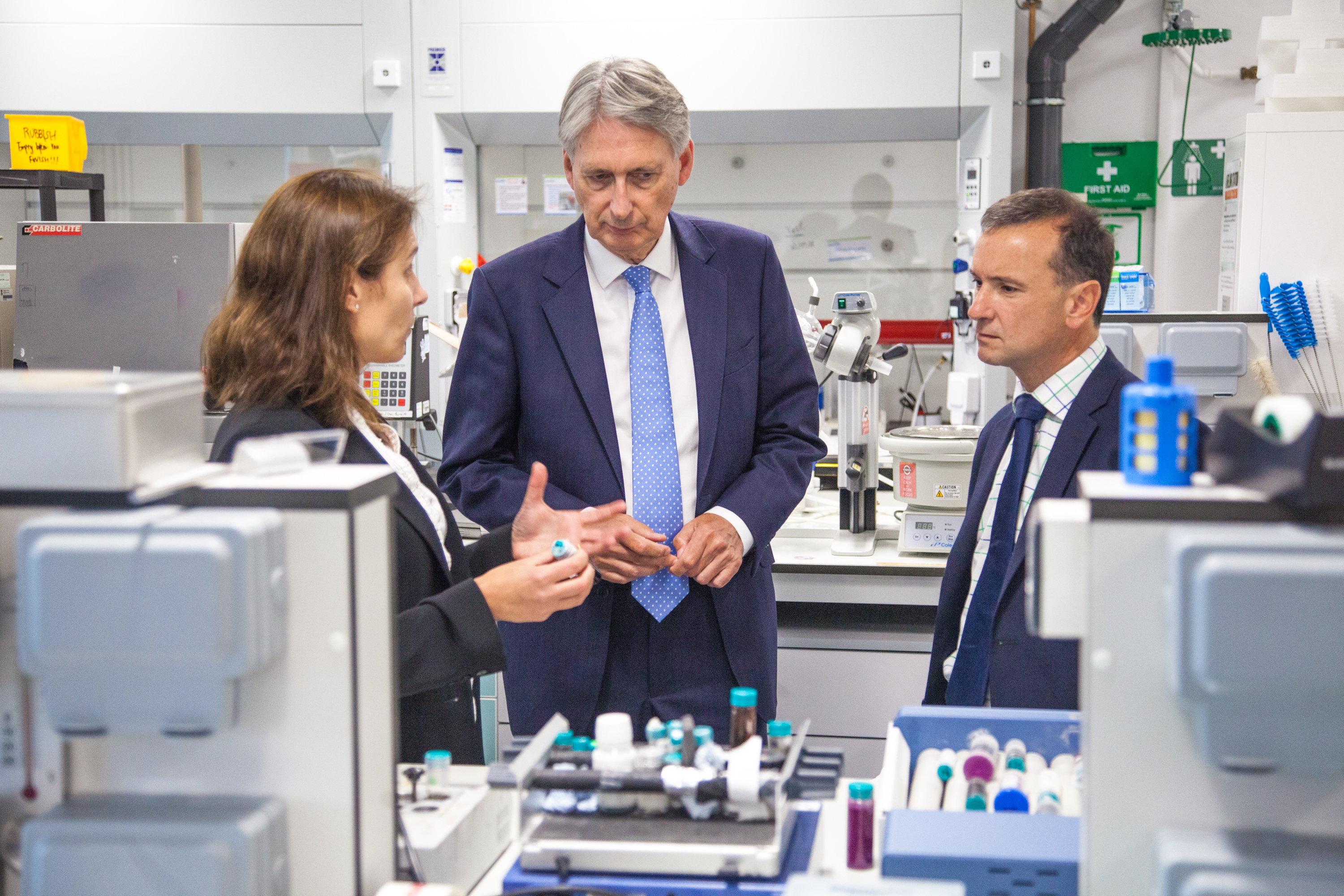 Dr Jenny Baker from Swansea University's College of Engineering, pictured with C