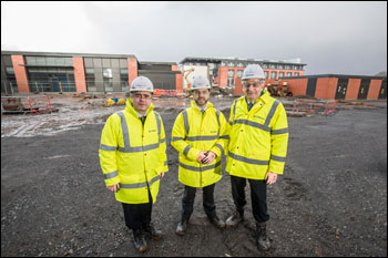 Secretary of State for Wales Bay Campus visit