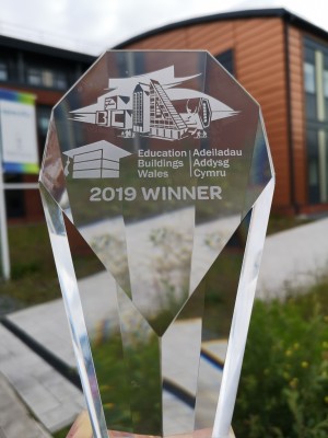 Education Building Awards trophy