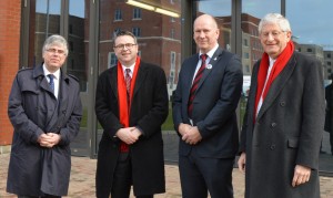 Education Minister visits Swansea University Bay Campus 