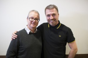 Jonny Owen and Professor John  Spurr 